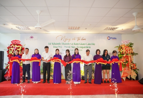 LỄ KHÁNH THÀNH VÀ BÀN GIAO CĂN HỘ TÒA W1 – WEST SKY (OXH1). ECOGARDEN CÙNG NGÀY HỘI CƯ DÂN VỀ TỔ ẤM